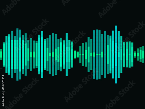 Sound Wave Audio Equalizer Music Spectrum Background