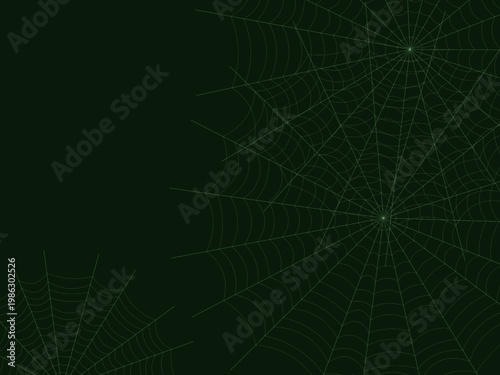 Radial Spider Web Cobweb Silk Thread Design