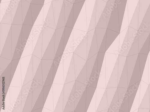 Origami Paper Fold Angular Facet Minimal Design