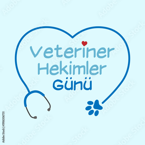 World Veterinary Day Celebration. illustration banner design.