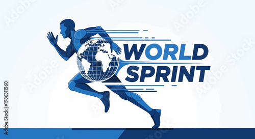 A Dynamic Representation Of Global Sprint Event With A Focused Artistic and Modern Design