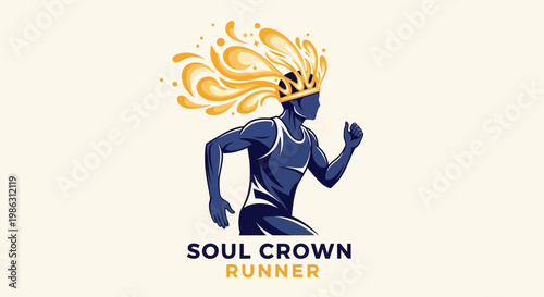 A Royal Sprint: Emblem of Courageous Effort, Determination and Unwavering Spirit