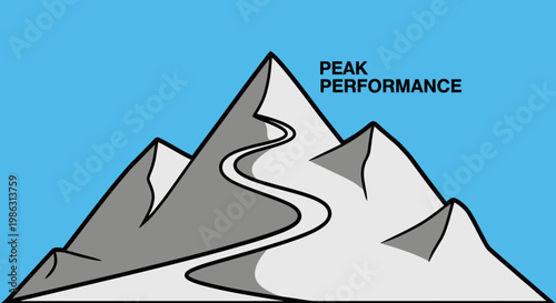 Achieving Peak Performance: A Graphic Depiction Of Success On The Road To Excellence