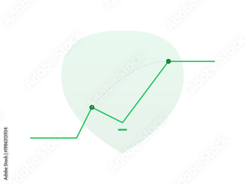 Abstract Agri-Tech Concept with Smart Farming Sensors and Digital Growth Analytics