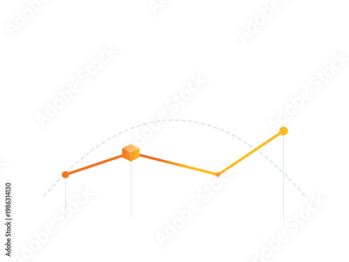 Abstract Smart Logistics Concept with Global Delivery Path and Supply Chain Connectivity