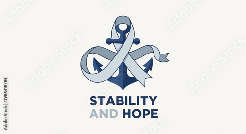 Anchor Emblem of Stability and Hope: A Symbol of Resilience and New Beginnings