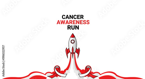 Cancer Awareness Charity Event, Rocket Launching For Prevention and Support Campaign