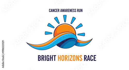 Cancer Awareness Race: A Colorful Design for Hope and a Brighter Future