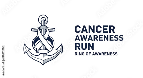 Cancer Awareness Fundraising Run Symbolizing Hope, Strength, And Community Spirit