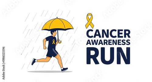 Cancer Awareness Run: Conceptual Illustration of Resilience Against Adversity