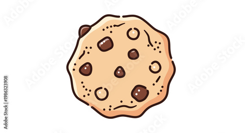 Chocolate Chip Cookie Fresh Baked.
