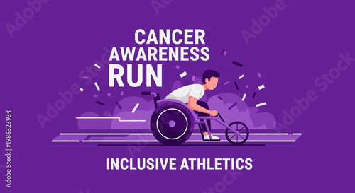 Cancer Awareness Run Promoting Inclusion in Athletics Through Wheelchair Racing
