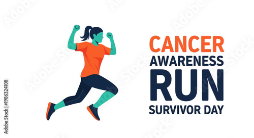 Cancer Awareness Run Survivor Day Celebration Of Resilience And Hope