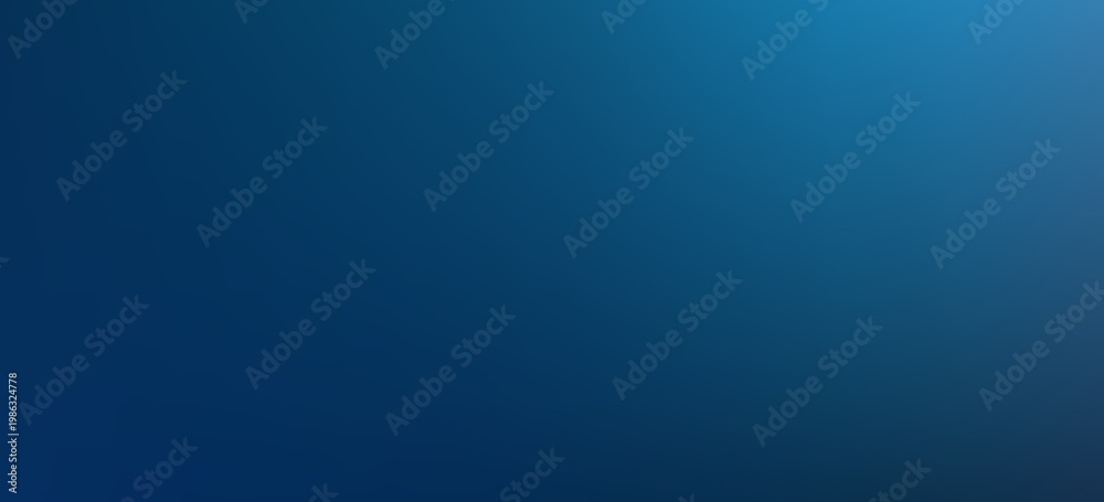Obraz premium Deep navy blue abstract gradient background with smooth cyan light