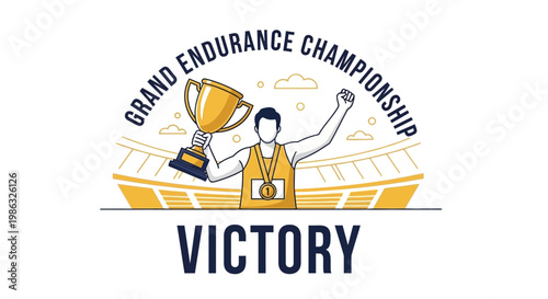 Champion Celebrates Victory After Grand Endurance Championship Triumph Illustration