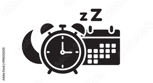 Retro alarm clock with clear numbers showing time in a classic vintage style isolated on a white background