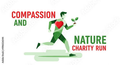 Charitable Journey: A Symbol Of Compassion And Nature's Harmony in Motion