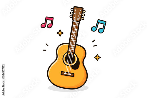 Acoustic Guitar Music Notes