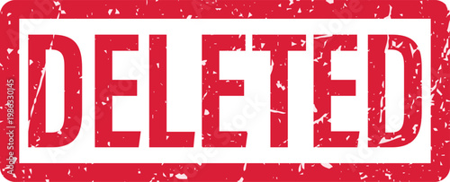 A red stamp with the word DELETED.