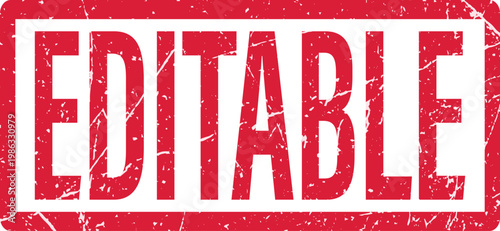 Editable rubber stamp text graphic design.