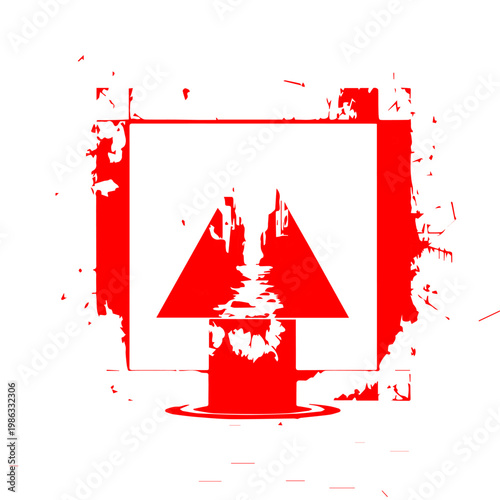 christmas card with christmas tree