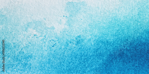 abstract blue watercolor background, featuring soft gradients and textures, evoking a sense of tranquility. The image showcasing a painterly aesthetic with its subtle interplay of colors, shades.