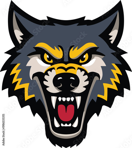  Elegant Wolf Face Design for Luxury Lifestyle Brand Identity