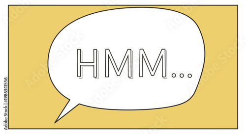 A comic speech bubble with text.