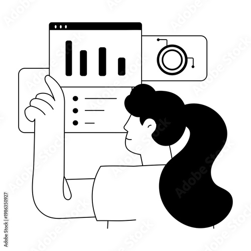 A doodle style illustration showing business expertise