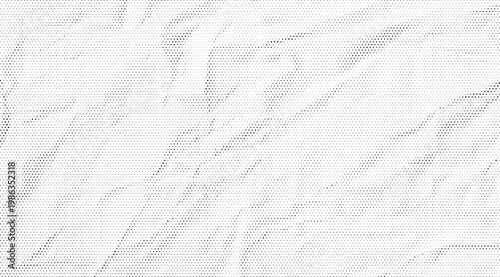 Abstract black and white halftone vector texture overlay background