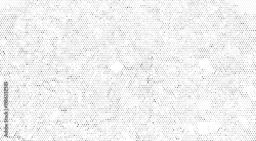 Abstract halftone texture background with dotted overlay in black and white vector design