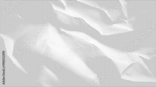 Abstract halftone vector texture overlay with dotted retro background