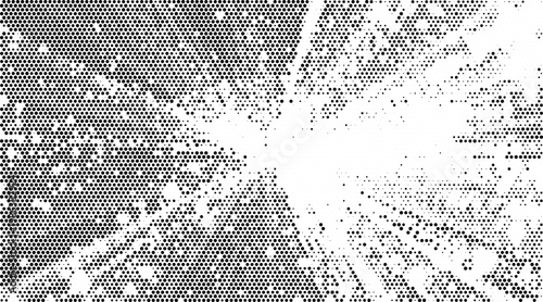 Abstract halftone vector texture overlay with dynamic dotted pattern background