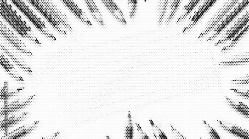 Abstract halftone vector texture overlay with dynamic comic style background