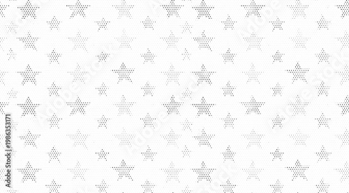 Abstract star pattern halftone vector texture overlay background