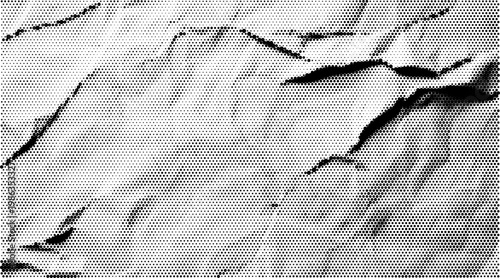 Halftone vector abstract texture overlay with grunge dotted background design