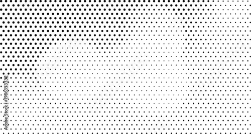 Halftone vector abstract texture overlay with retro futurism dotted background design