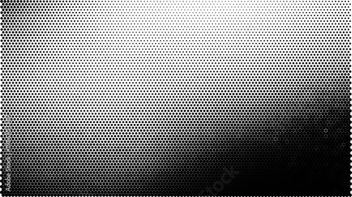 Halftone vector texture overlay - black and white abstract background with dotted gradient