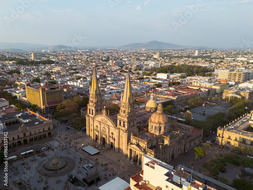 Landmark Guadalajara Central Cathedral in historic city center