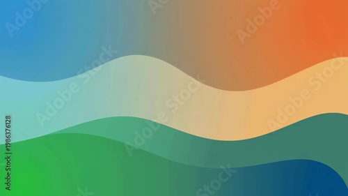 Vibrant abstract wavy gradient wallpaper