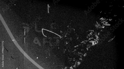Analog dust aged texture for film editors