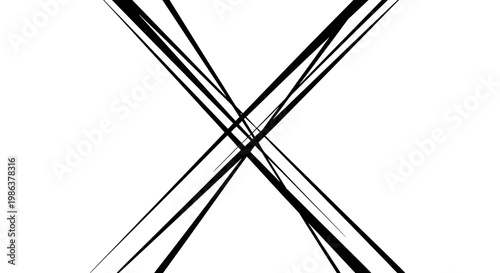 Abstract geometric lines and shapes.