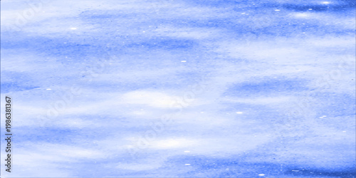 A beautiful summer day featuring a clear blue sky background with white clouds and soft sunlight shining through the high atmosphere for a stunning nature landscape
