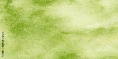 Vintage green abstract grunge background featuring an aged parchment texture with stained antique patterns and a weathered retro paper design