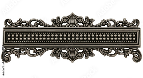 Vintage Ornate Metal Drawer Pull Handle