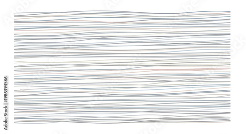 Abstract hand-drawn wavy lines pattern in muted pastel colors.