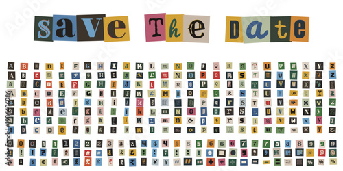 Cut Out Magazine Letters and Numbers for True Crime Podcast Art and Ransom Note Collage