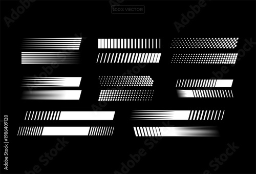 Motorsport Racing Abstract Background Collection Speed Lines Dynamic Motion Vector Design