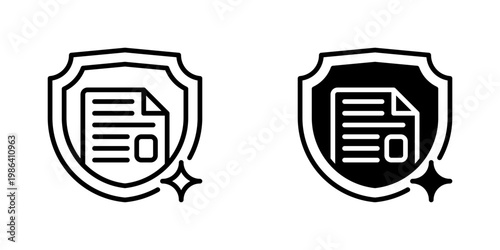 Collateral Vector Line Icon for Banking and Finance