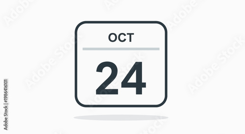 October twenty fourth calendar date 1.